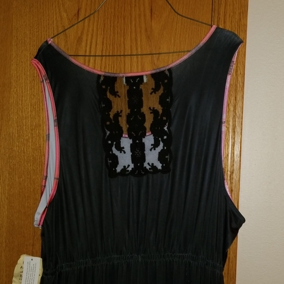 2 peice One World Maxi dress with denim jacket - Picture 5 of 6